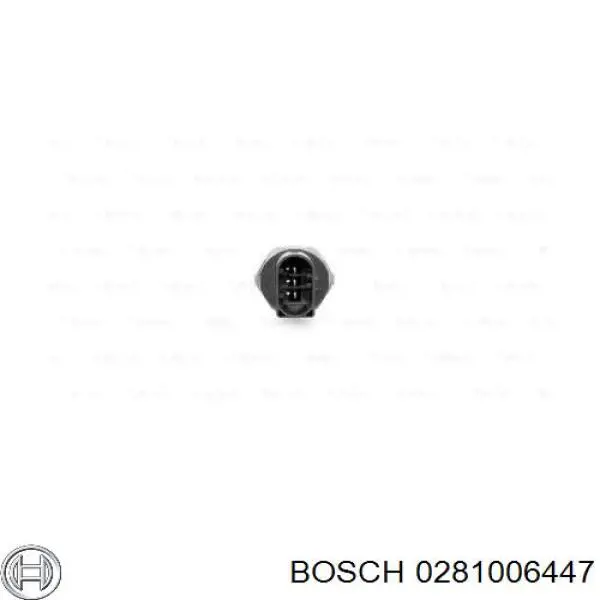 0281006447 Bosch sensor de presión de combustible