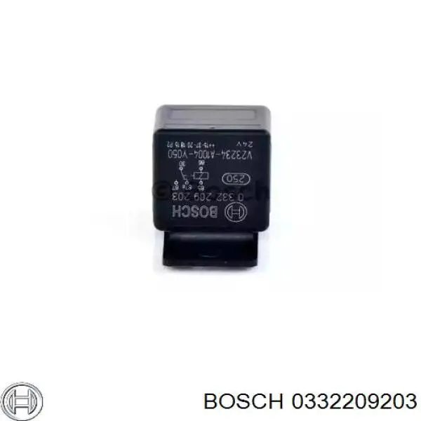 0 332 209 203 Bosch relé eléctrico multifuncional