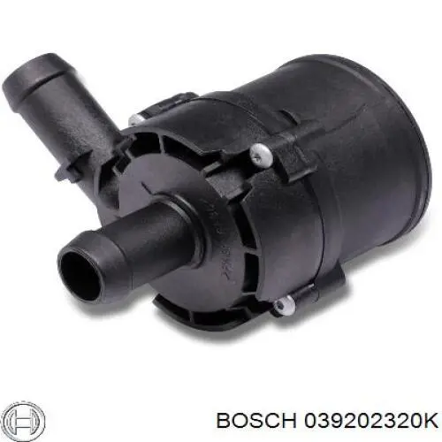 0 392 023 20K Bosch bomba de agua, adicional eléctrico