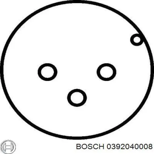 0392040008 Bosch bomba de limpiaparabrisas delantera