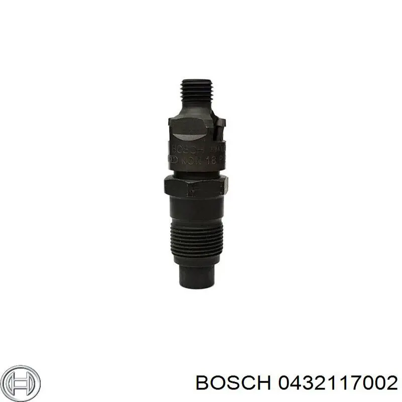 0432117002 Bosch inyector de combustible