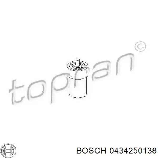 0434250138 Bosch pulverizador inyector