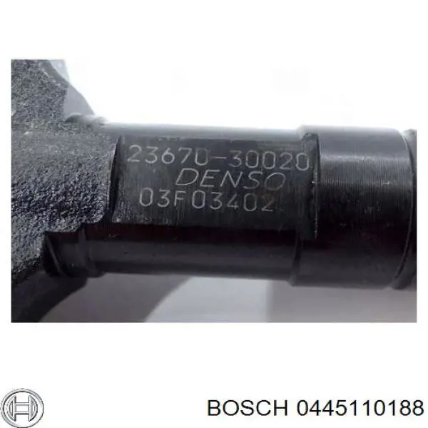 0445110188 Bosch inyector de combustible