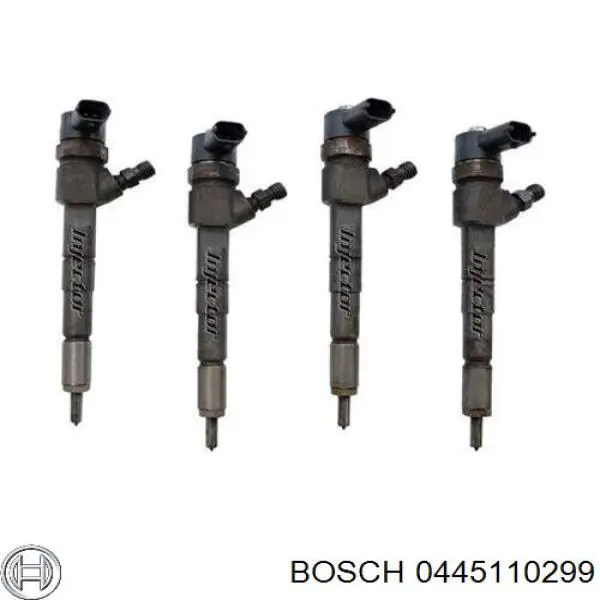 0445110299 Bosch inyector de combustible