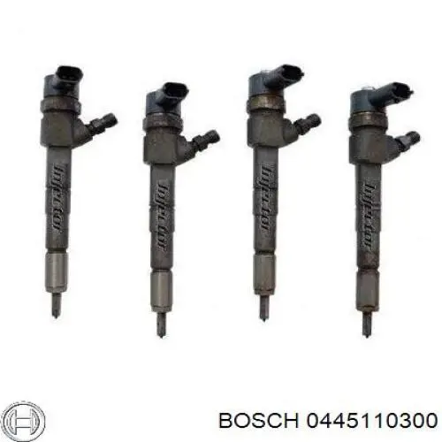 0445110300 Bosch inyector de combustible