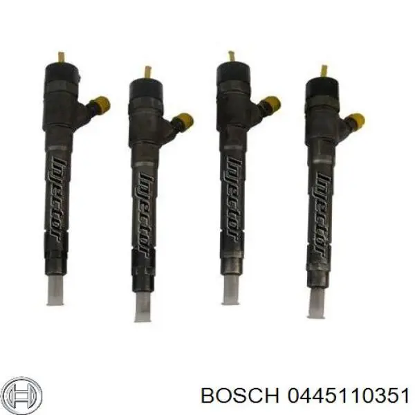 0445110351 Bosch inyector de combustible