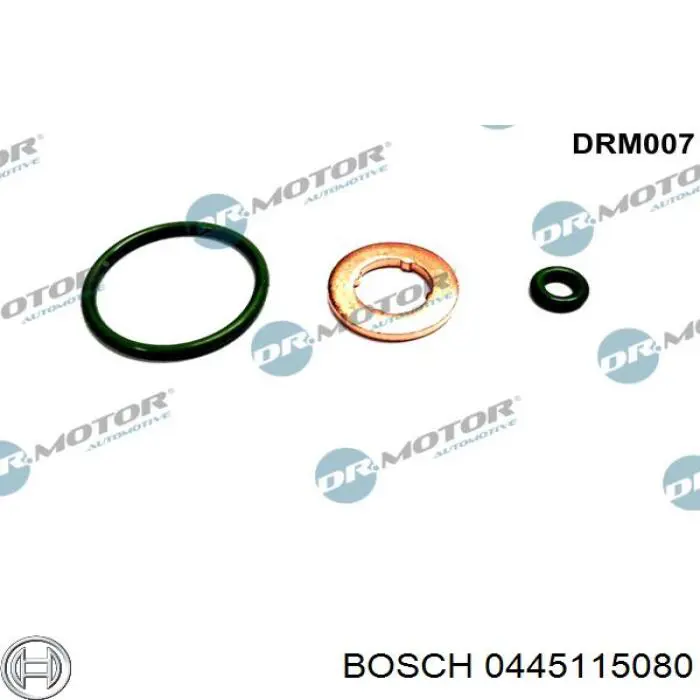 0445115080 Bosch inyector de combustible