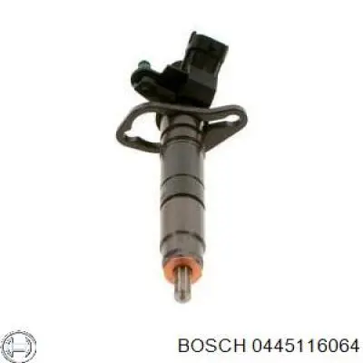 0 445 116 064 Bosch inyector de combustible