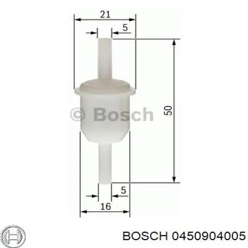 0450904005 Bosch filtro combustible