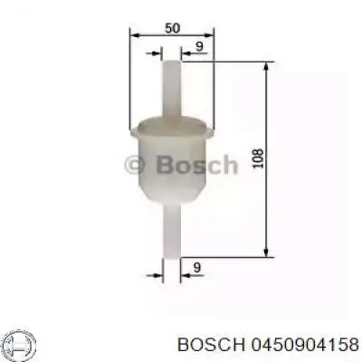 0450904158 Bosch filtro combustible