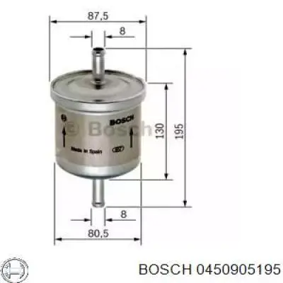 0450905195 Bosch filtro combustible