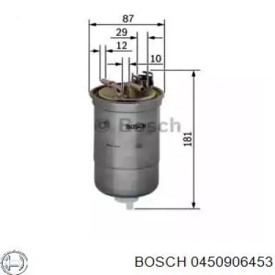 0450906453 Bosch filtro combustible