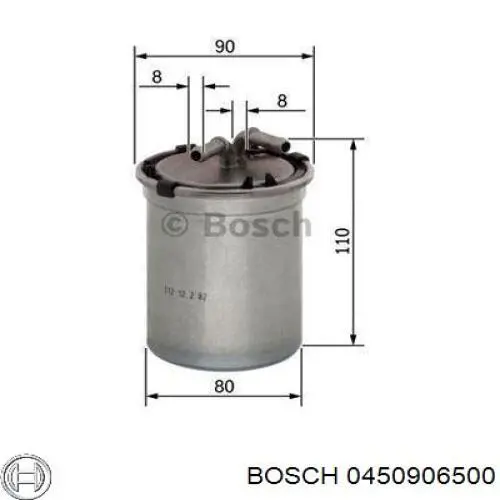 0450906500 Bosch filtro combustible