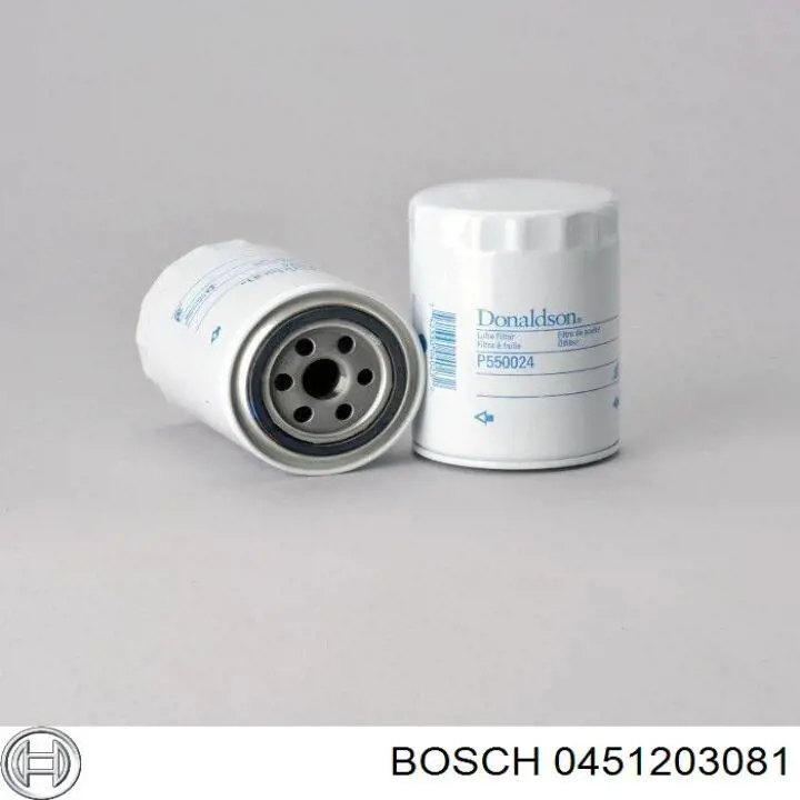 0451203081 Bosch filtro de aceite