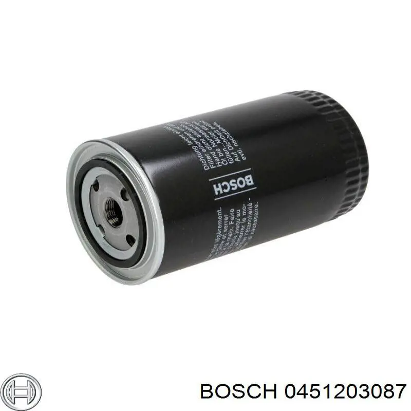 0451203087 Bosch filtro de aceite