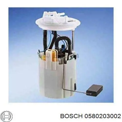 0580203002 Bosch módulo alimentación de combustible