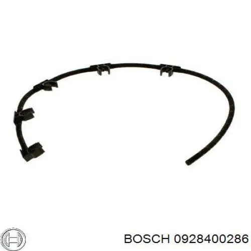 0928400286 Bosch tubo de combustible atras de las boquillas