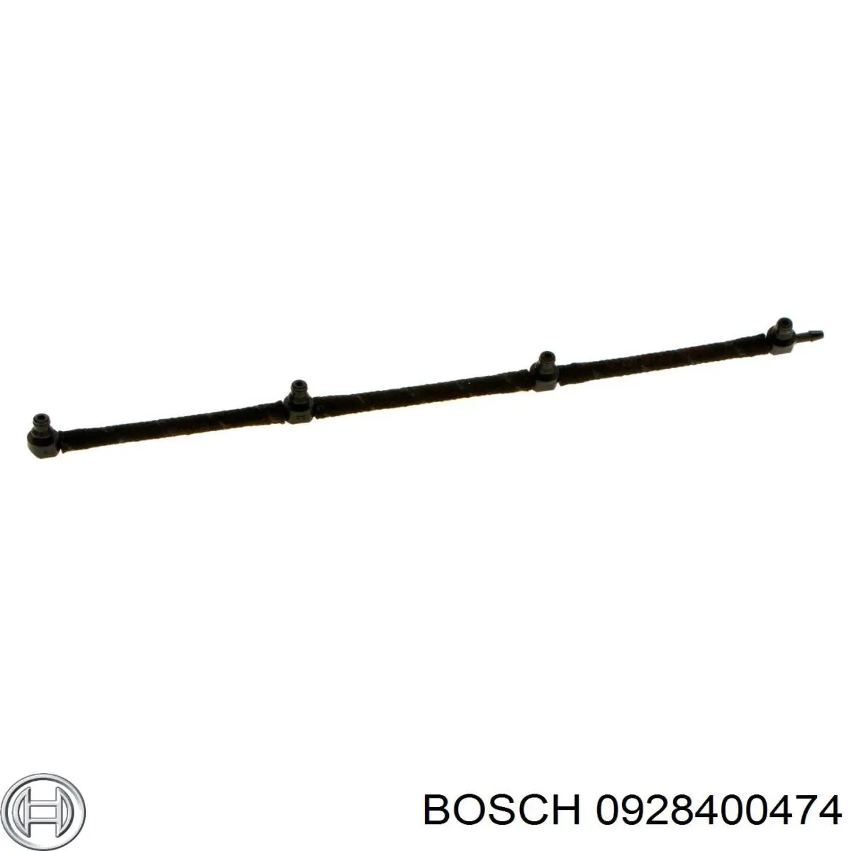 0928400474 Bosch tubo de combustible atras de las boquillas