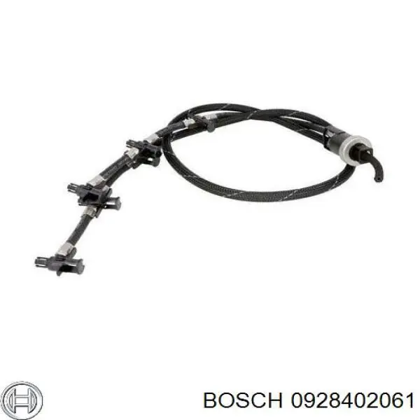 0 928 402 061 Bosch tubo de combustible atras de las boquillas