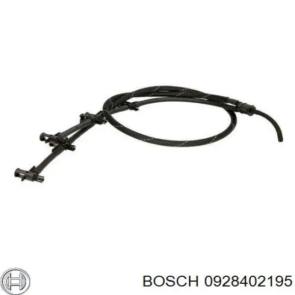 0928402195 Bosch tubo de combustible atras de las boquillas