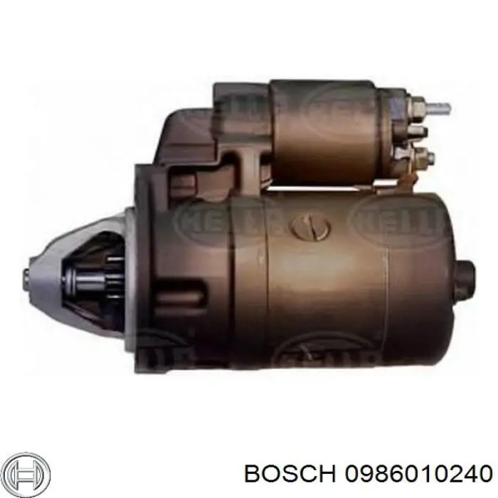 0986010240 Bosch motor de arranque