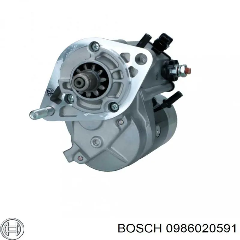 0986020591 Bosch motor de arranque