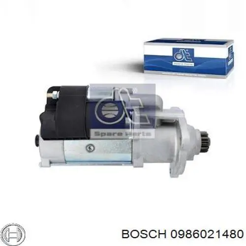 0 986 021 480 Bosch motor de arranque