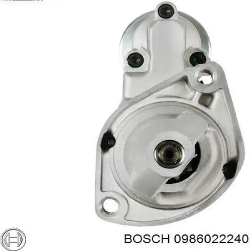 0986022240 Bosch motor de arranque