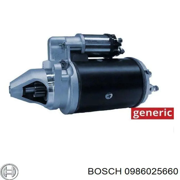 0 986 025 660 Bosch motor de arranque