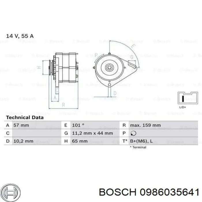 46231659 Fiat/Alfa/Lancia alternador