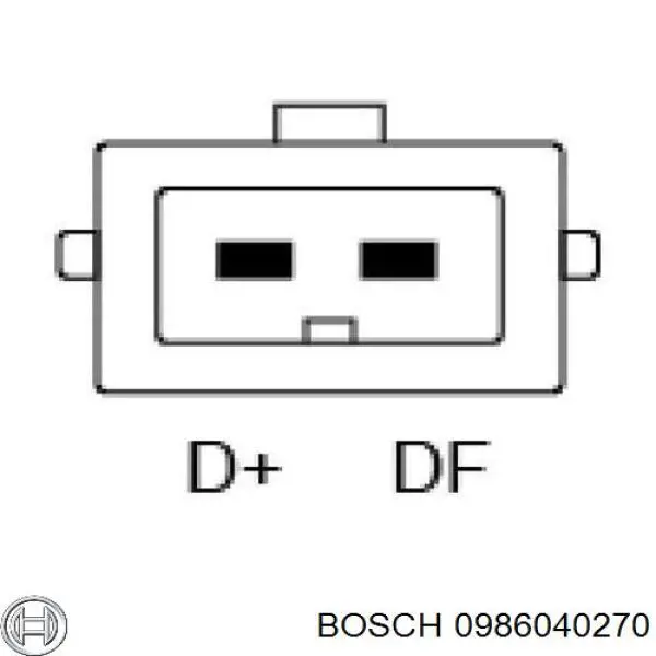 0986040270 Bosch alternador