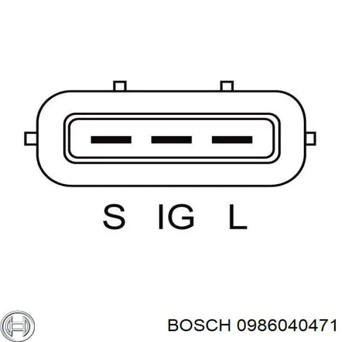 0986040471 Bosch alternador