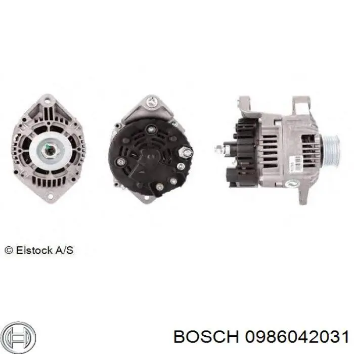 0986042031 Bosch alternador