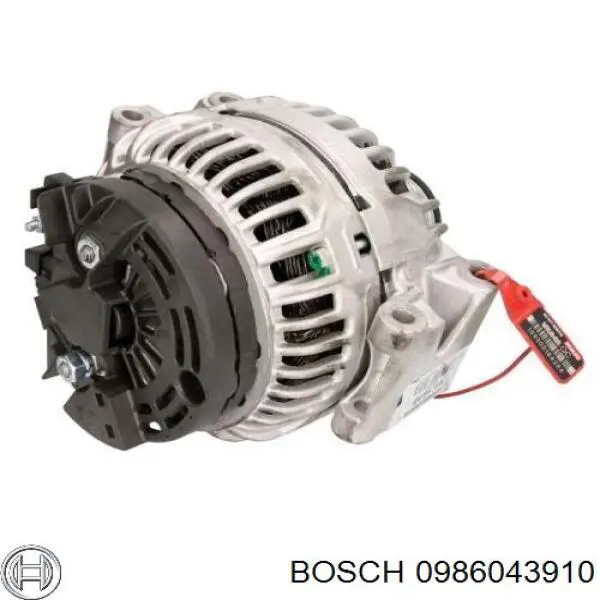 0 986 043 910 Bosch alternador