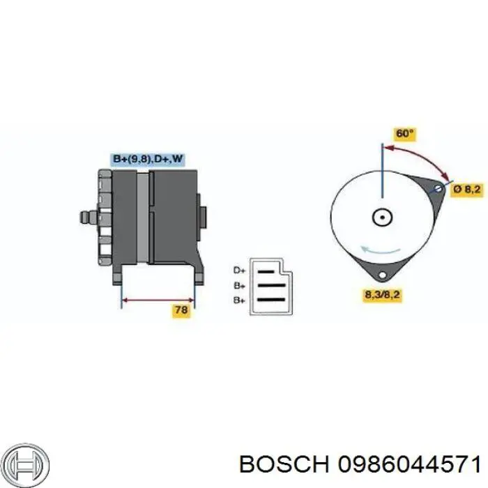 YLE10019 Rover alternador