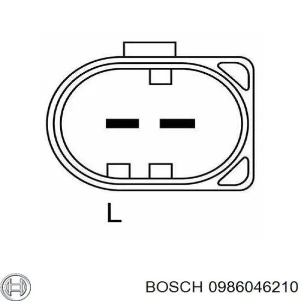 0986046210 Bosch alternador