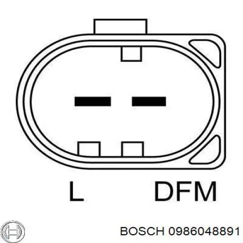 0986048891 Bosch alternador