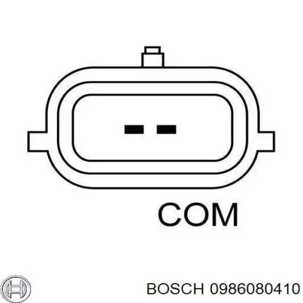 0986080410 Bosch alternador