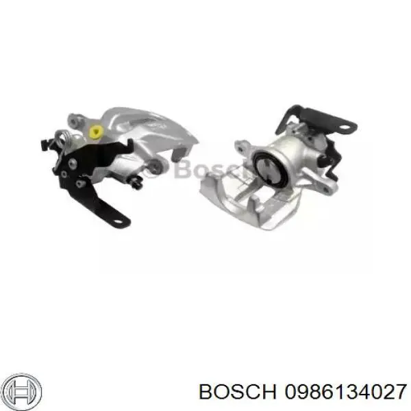 0 986 134 027 Bosch pinza de freno trasera izquierda