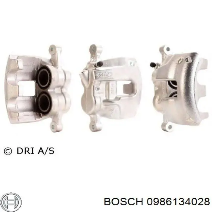 0 986 134 028 Bosch pinza de freno delantera izquierda