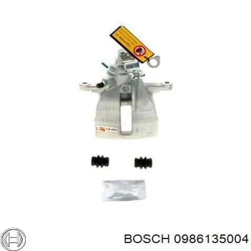 0986135004 Bosch pinza de freno trasero derecho