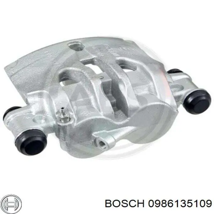 0 986 135 109 Bosch pinza de freno delantera derecha