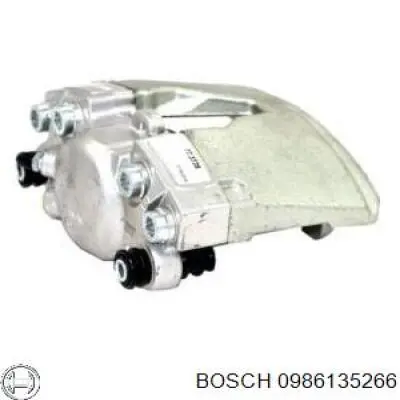 0986135266 Bosch pinza de freno delantera derecha