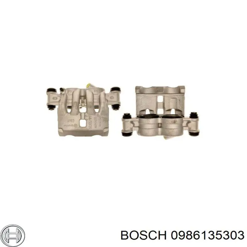 0 986 135 303 Bosch pinza de freno delantera derecha