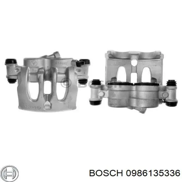 0986135336 Bosch pinza de freno delantera derecha