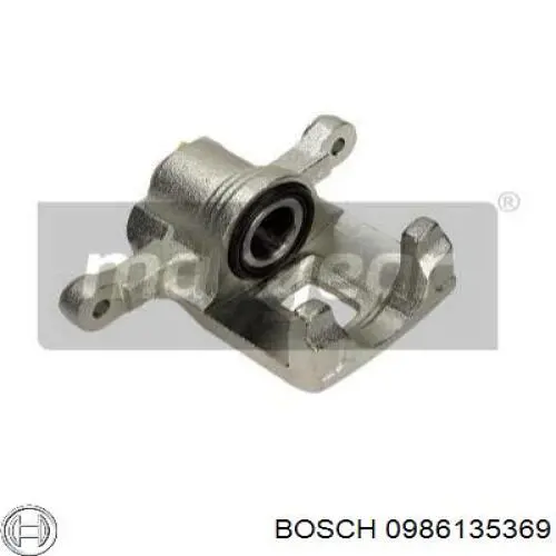 0 986 135 369 Bosch pinza de freno trasero derecho