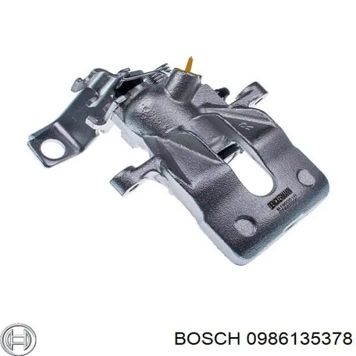 0986135378 Bosch pinza de freno trasero derecho