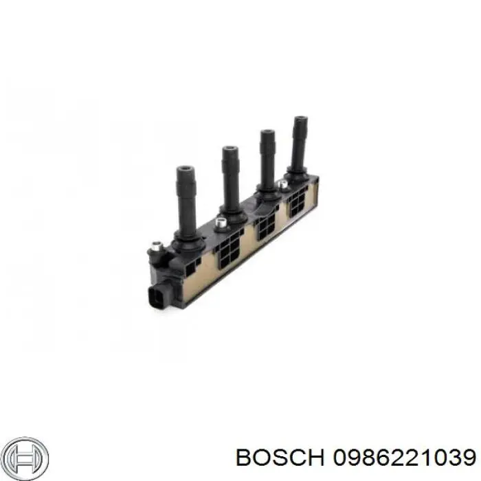 0986221039 Bosch bobina de encendido