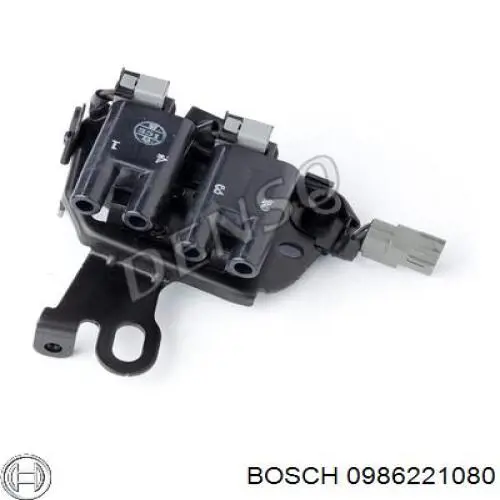 0986221080 Bosch bobina de encendido