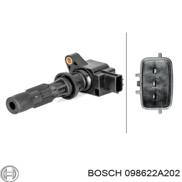 098622A202 Bosch bobina de encendido